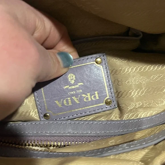 Prada 2 way Lavender Shoulder Bag - Picture 10 of 15